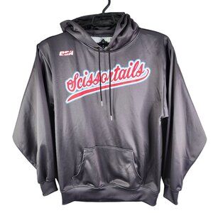 Mens Gray OSA Athletics Scissortails Pullover Sweatshirt Hoodie Long Sleeve L